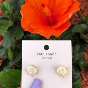 Kate Spade Rise and Shine Glitter Studs